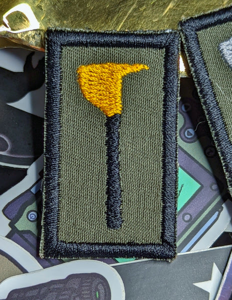 Embroidered Crash Axe patch
